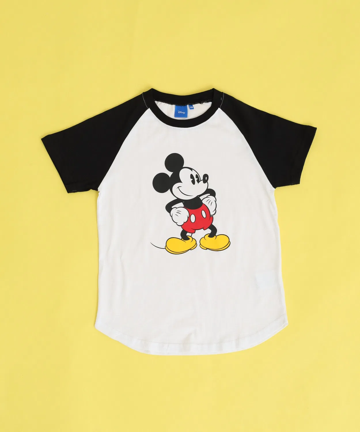 Детская футболка с принтом Mickey Mouse с длинным рукавомMICKEY MOUSE, Gray — фото 2