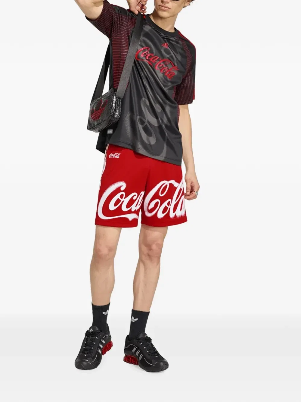 Шорты adidas X Coca-cola для тренировок, красный — фото 2