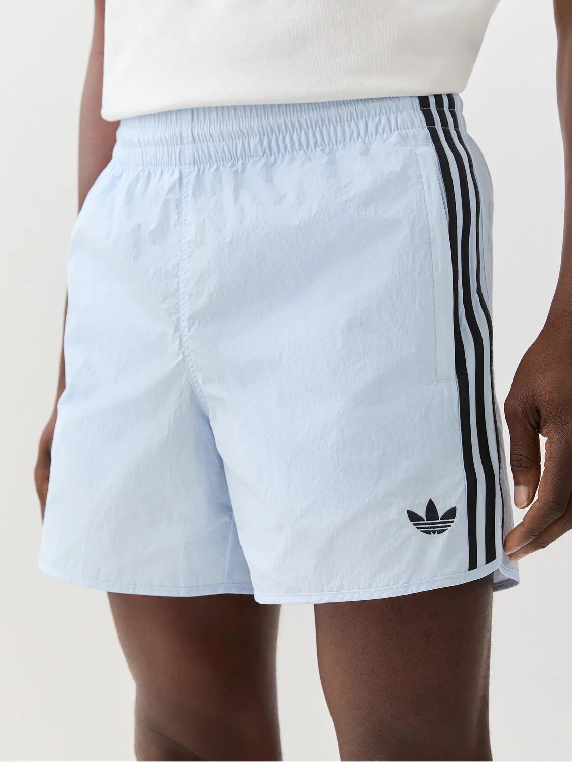 Шорты спортивные Sprinter adidas, бледно-голубой — фото 4