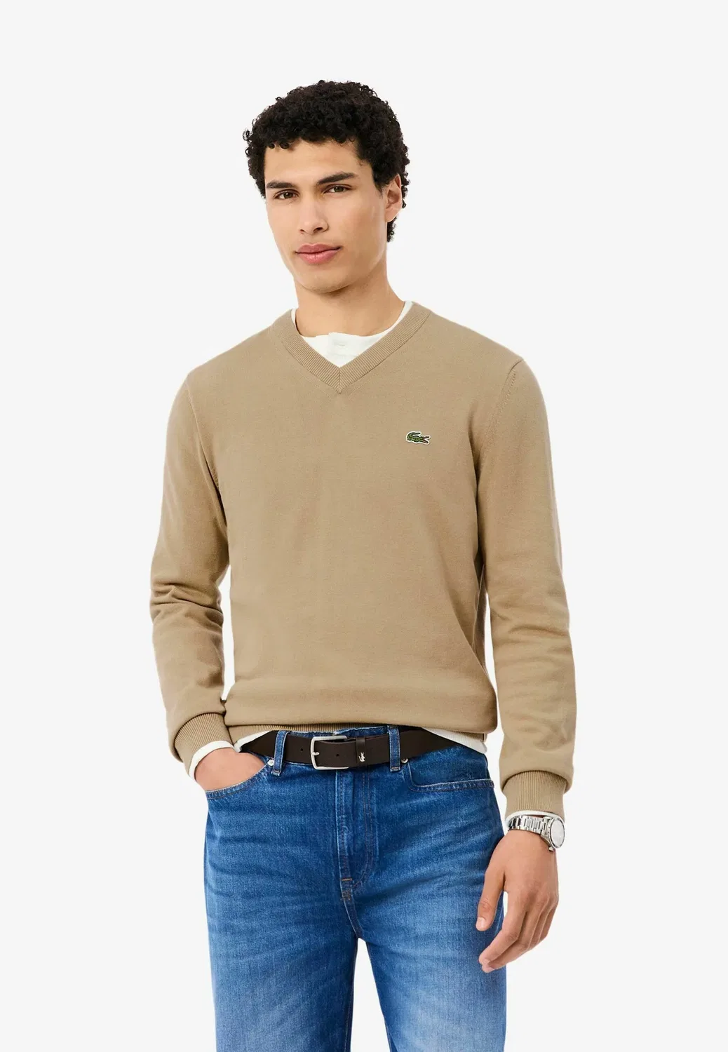 Ah1951_Yzp - перемычка Lacoste, Marron-Six