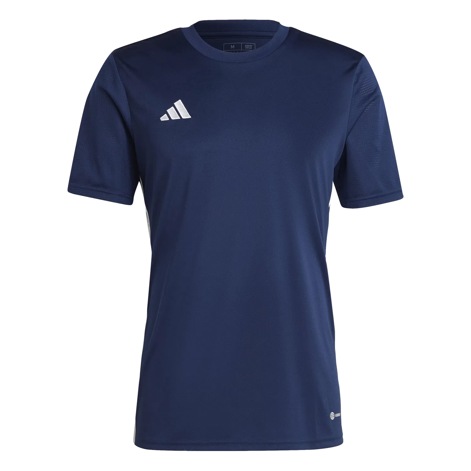 Мужская спортивная футболка с круглым вырезом Adidas, темно-синий