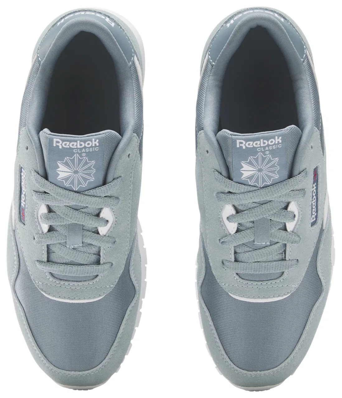 Кроссовки для девочек Classic Nylon Reebok, цвет Soft Slate/White — фото 3