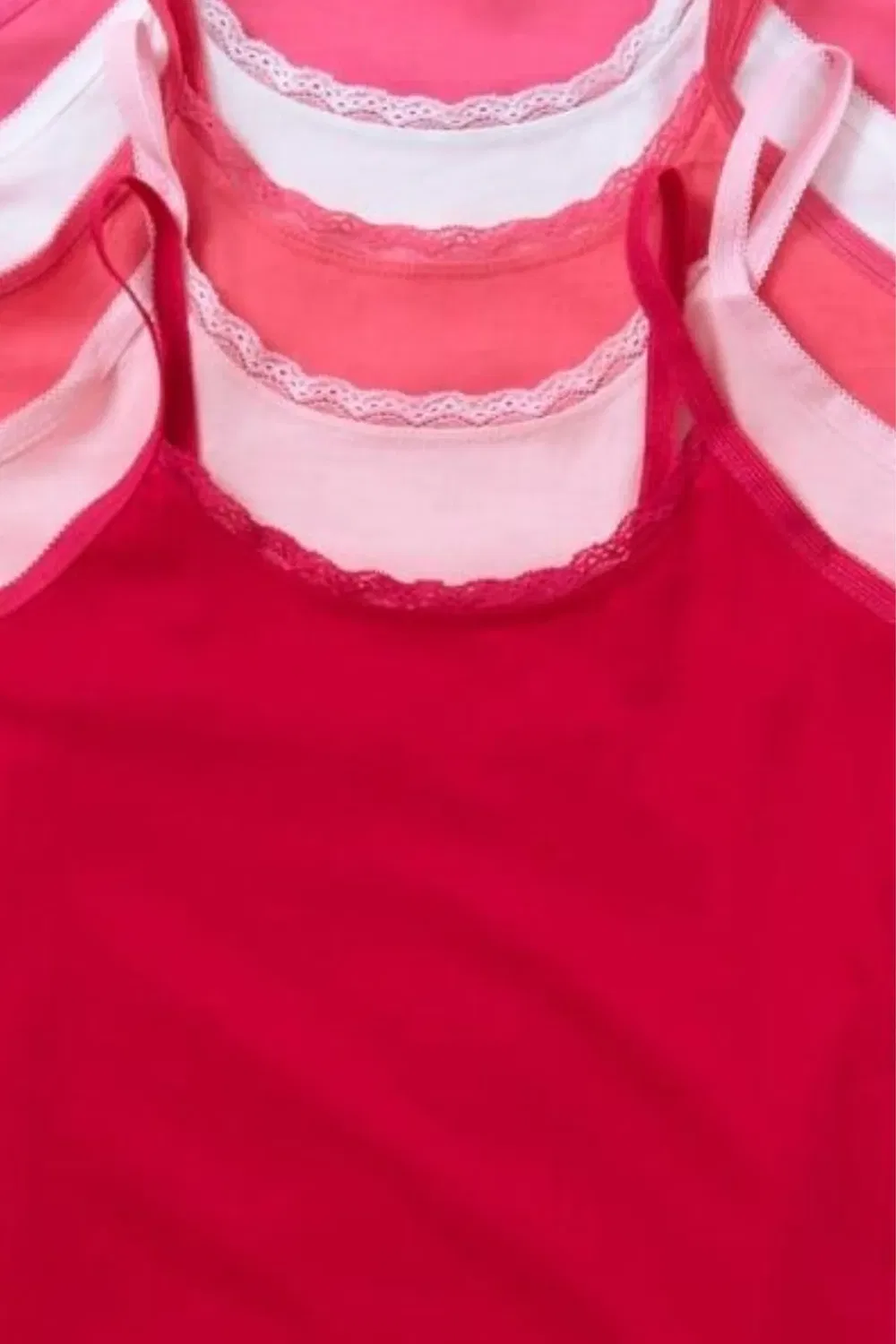 Комплект из 5 топов на бретелях Just Essentials, Pink — фото 2