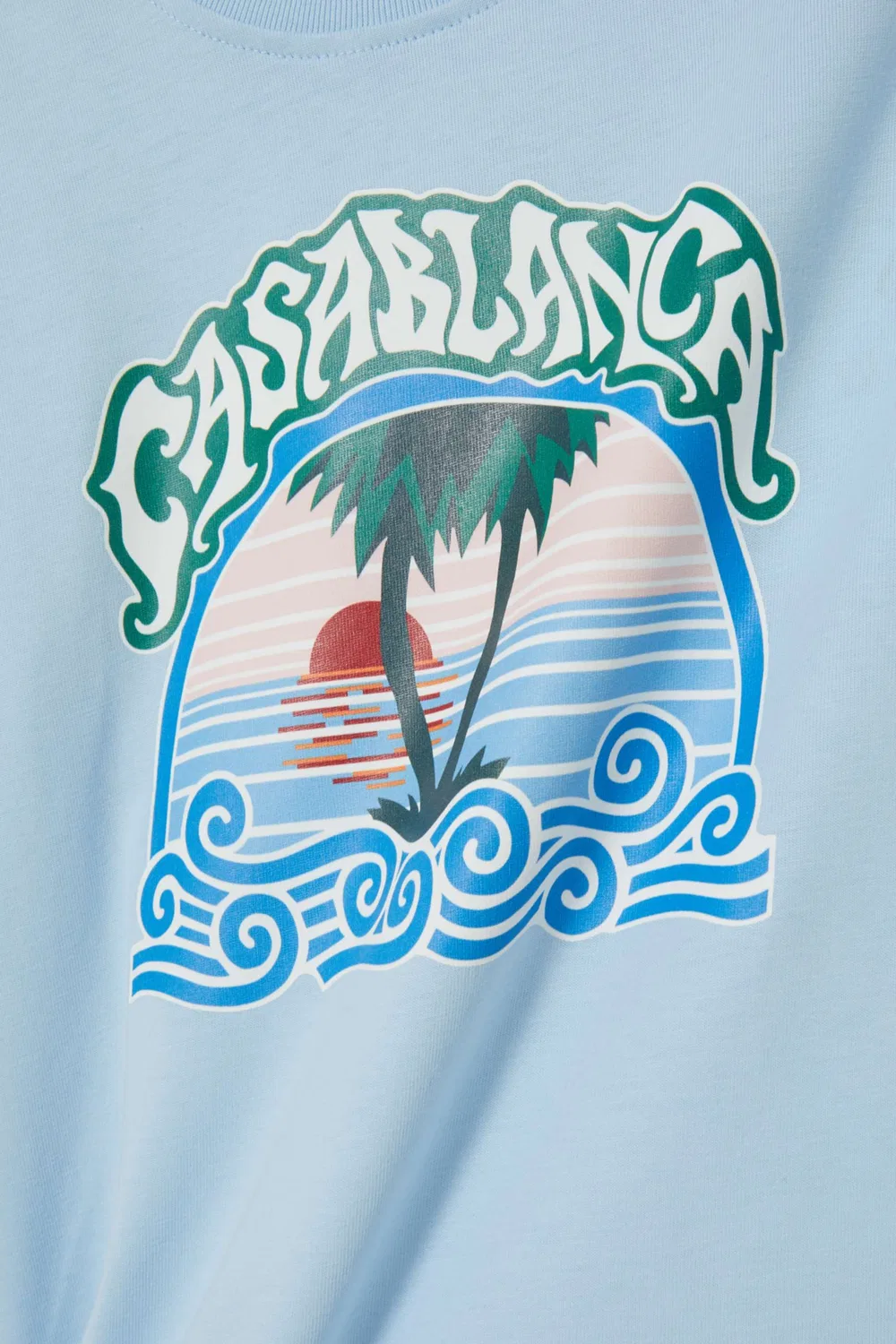 Футболка с принтом Graphic Palm Tree Casablanca — фото 4