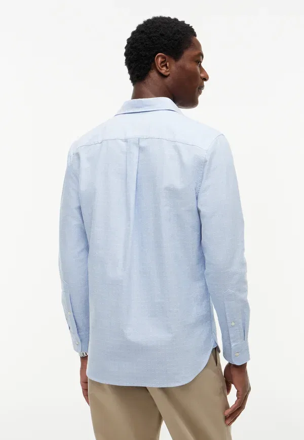 Рубашка из хлопка Dobby shirt core essentials Tommy Hilfiger, синий — фото 3