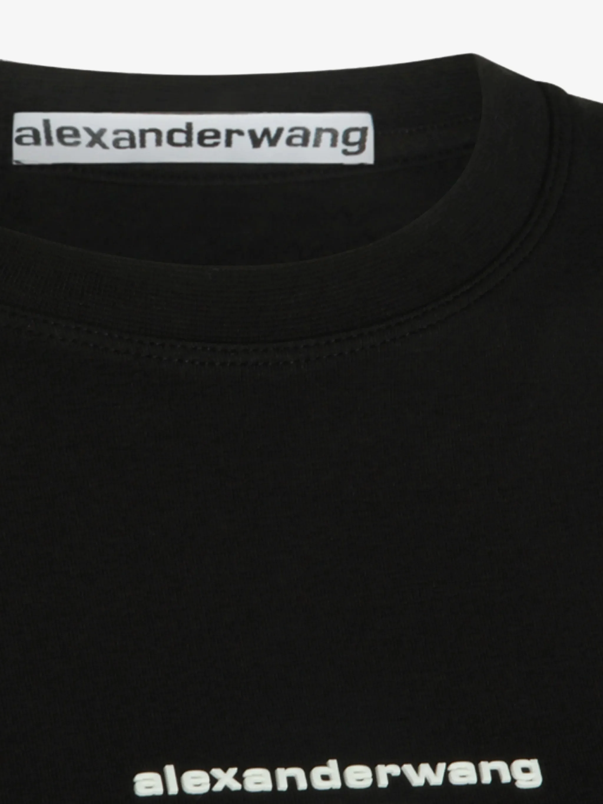 Футболка Alexander Wang с логотипом, черный — фото 3