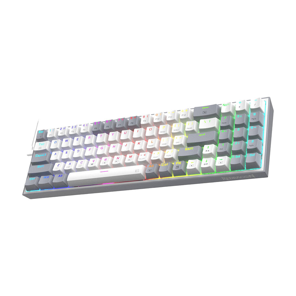 

Клавиатура игровая Redragon Pollux K628, Red, белый/серый, английская раскладка