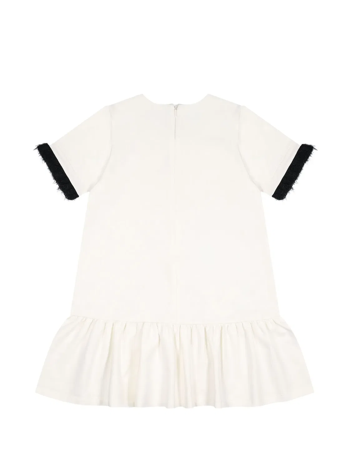 Платье с оборками и вышитым логотипом Aigner Kids, белый — фото 2