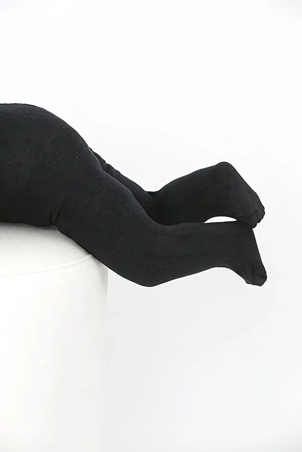 Детские колготки для девочек из вискозы Soft baby viscose pantyhose Daymod, Black
