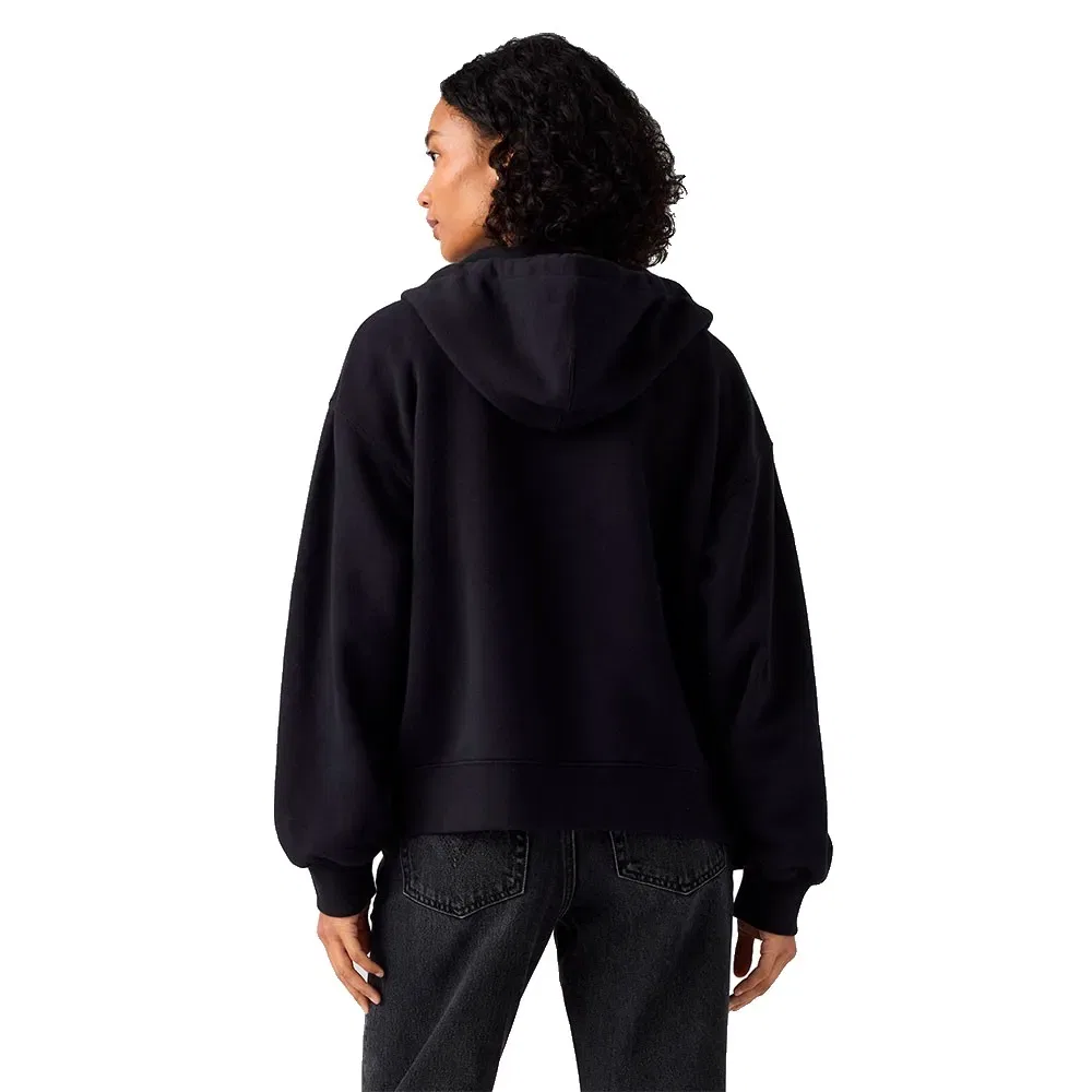 Женский свитшот с капюшоном Everyday Full Zip Levi's, Black — фото 2