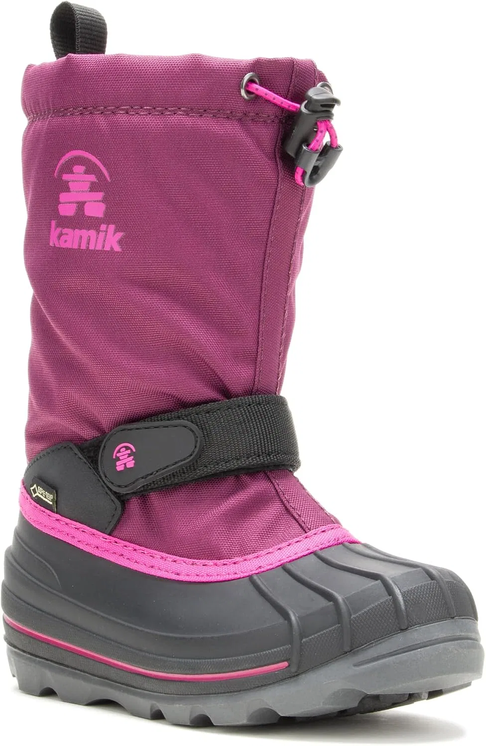 Детские зимние ботинки для девочек водонепроницаемые Waterbug 5 Kamik, Grape