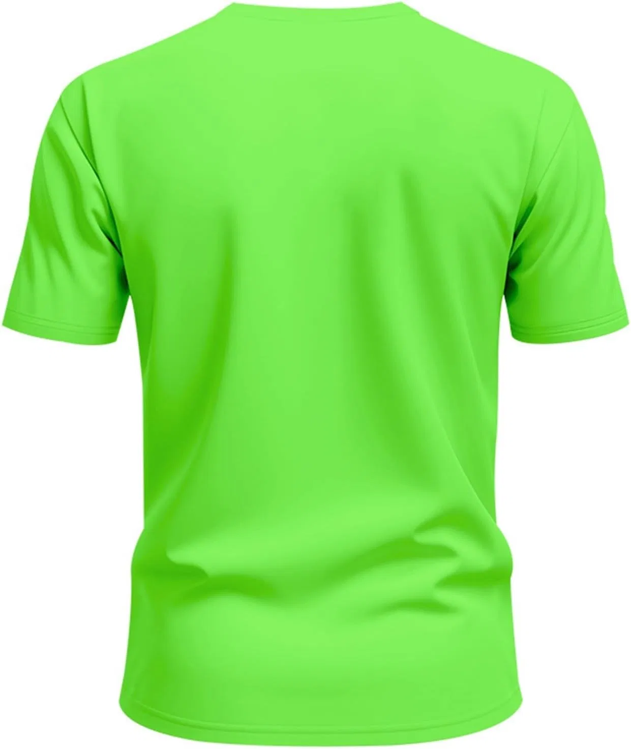 Мужская спортивная футболка с быстросохнущей тканью Mesh Athletic Workout, Green — фото 3