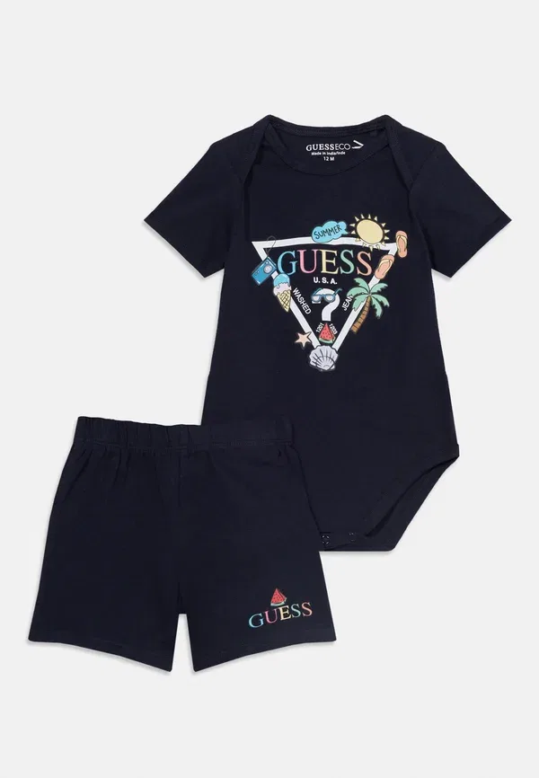 Детская футболка Guess, синий — фото 3
