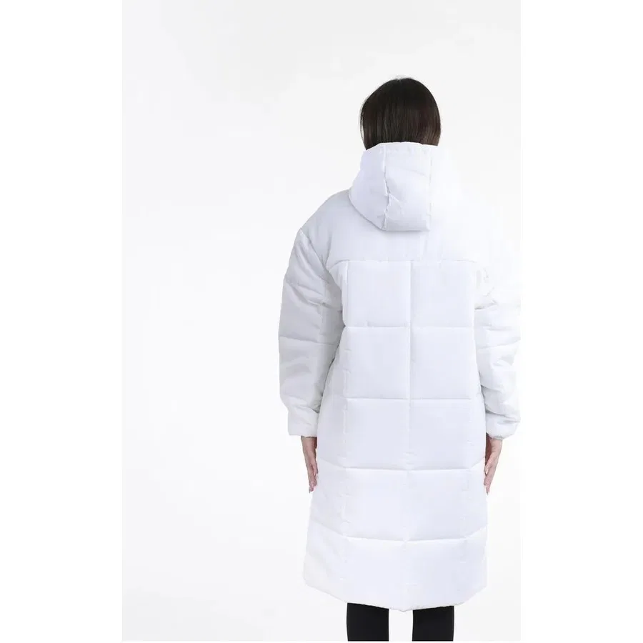 Женский пуховик-парка с капюшоном Nike NSW TF Thrmr Clsc Parka, M, Белый — фото 4