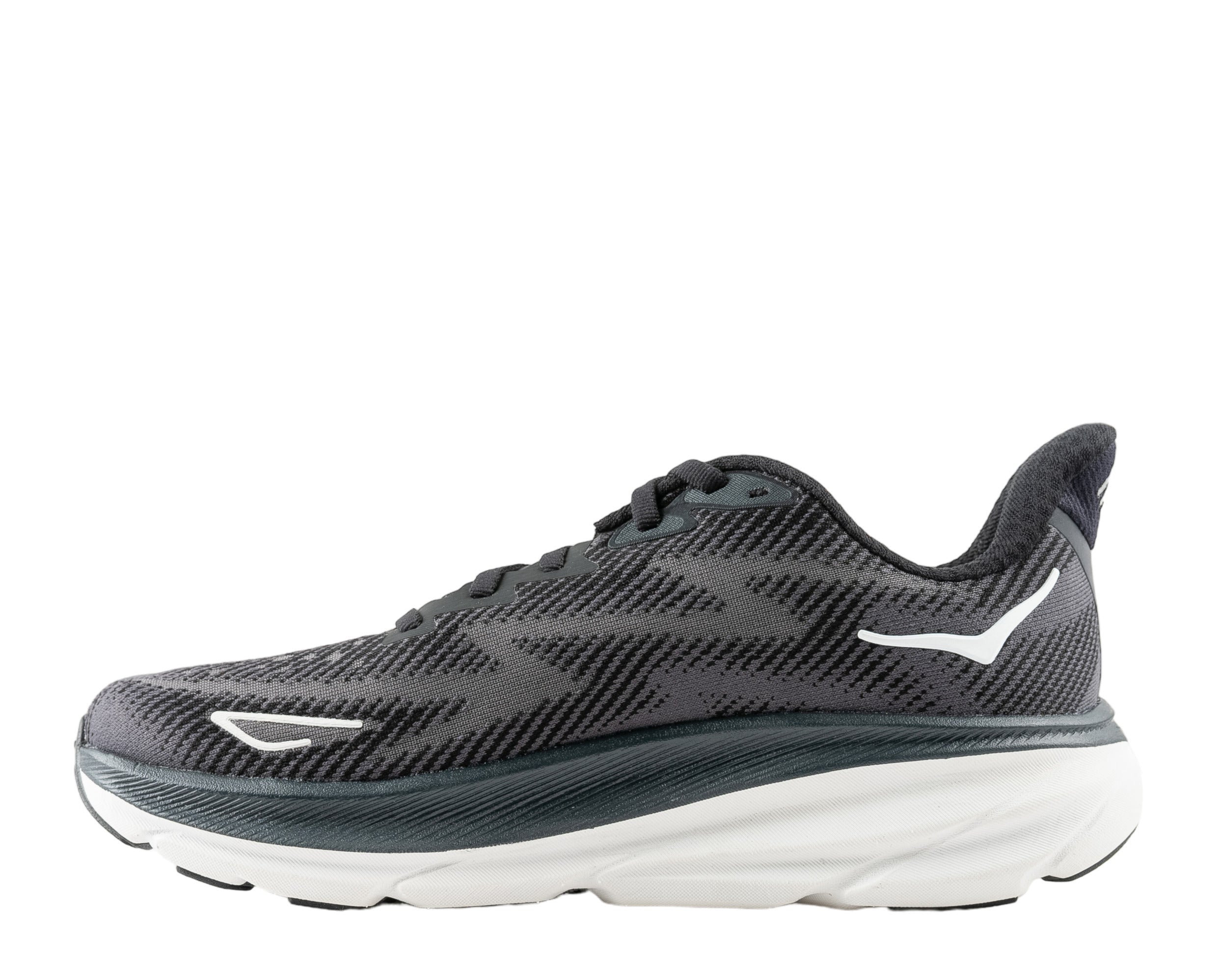 Кроссовки для бега Hoka Clifton 9 Black/White женские 1127896-BWHT — фото 3