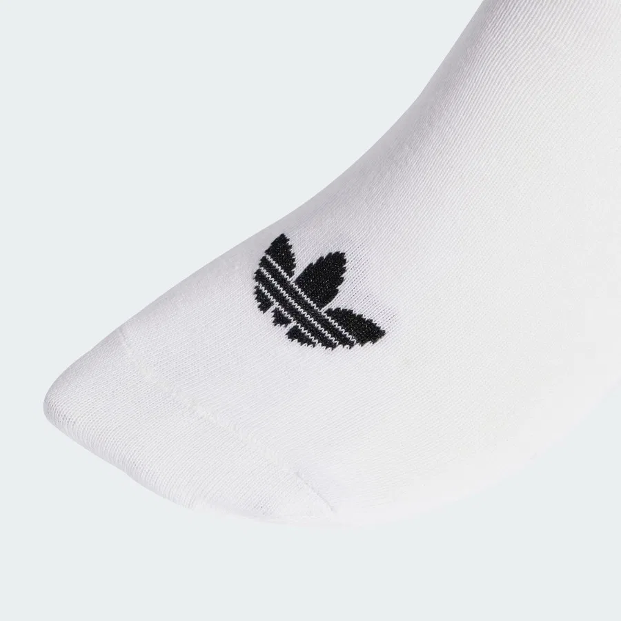 Носки спортивные с логотипом Trefoil, 3 пары, модель JV7400, adidas, Бело-серый