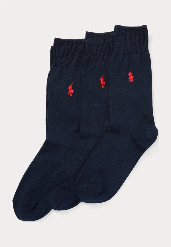 Носки комплект 3 пары Trouser sock 3 pack Polo Ralph Lauren, темно-синий