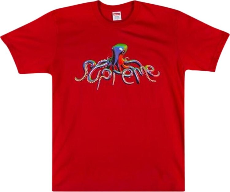 

Футболка Supreme Tentacles T-Shirt 'Red', красный