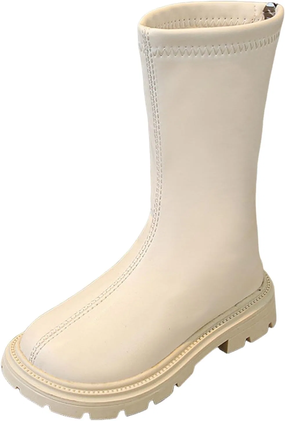 Детские ботинки для девочек с принтом, модель Girls Ankle Boots, Beige