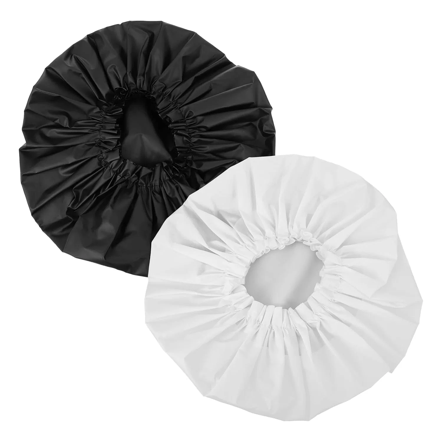 Шапочка для душа Housoutil EVA, 6 шт, 40x40x0.8 см, Black White