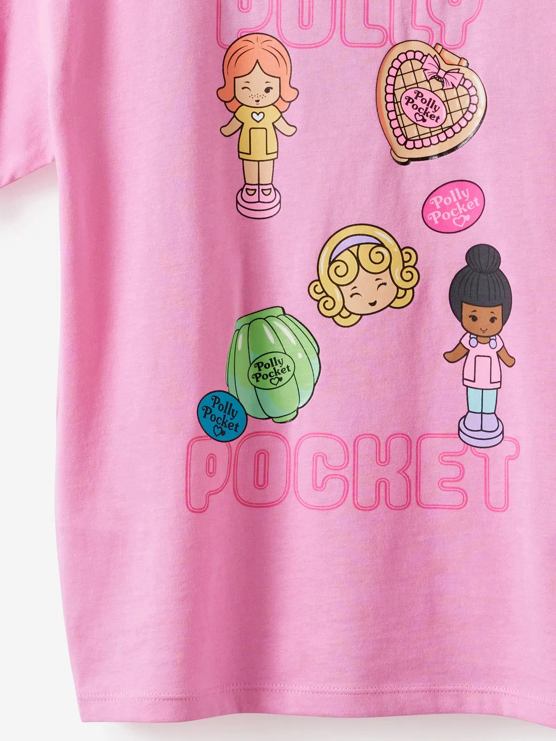 Футболка с принтом Polly Pocket, свободная посадка Cotton On, белый — фото 3