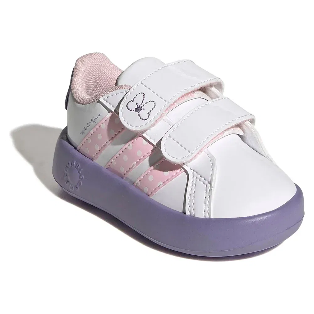 Кроссовки Disney Minnie Mouse Grand Court Adidas, белый — фото 2