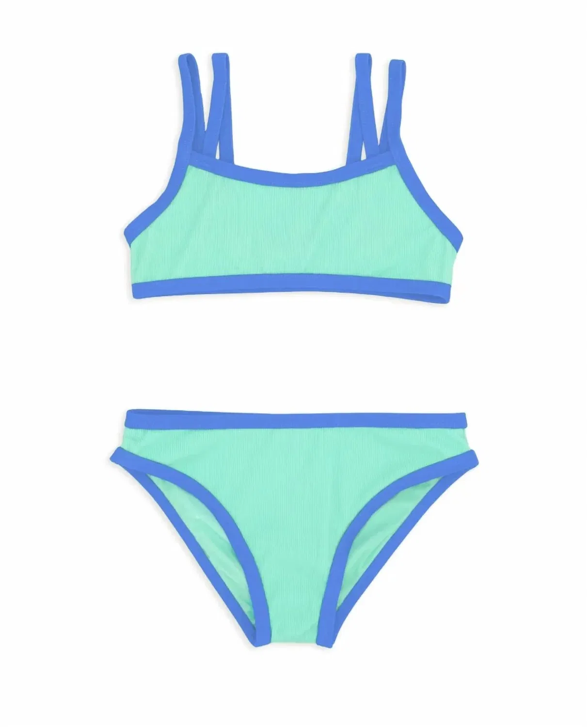 Детский раздельный купальник бикини с принтом Maui Bikini Set feather 4 arrow, Aqua Crystal — фото 4