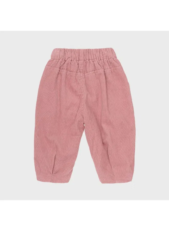 Брюки на кнопках с эластичным поясом Zara, розовый — фото 3