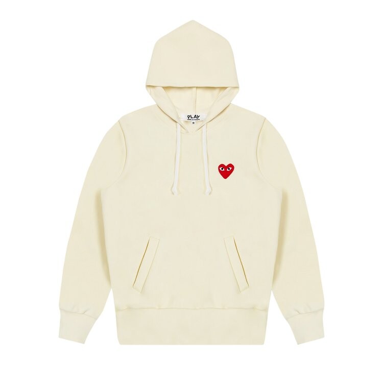 

Худи Comme des Garçons PLAY Hoodie 'Ivory', белый