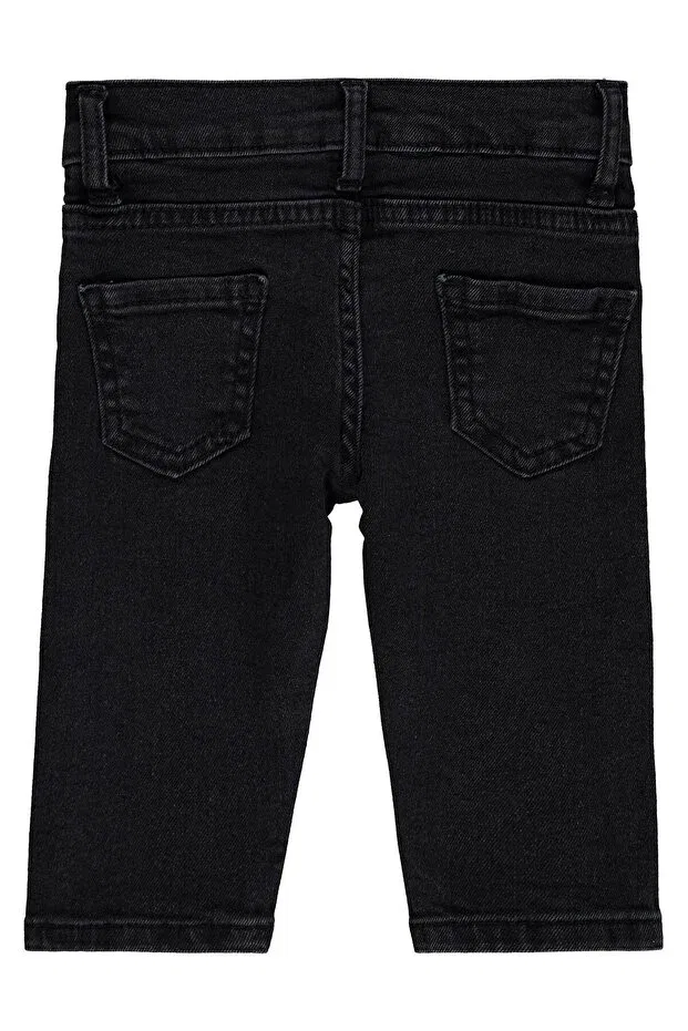 Детские брюки для девочек без пояса Basic Civil Baby, Black — фото 2