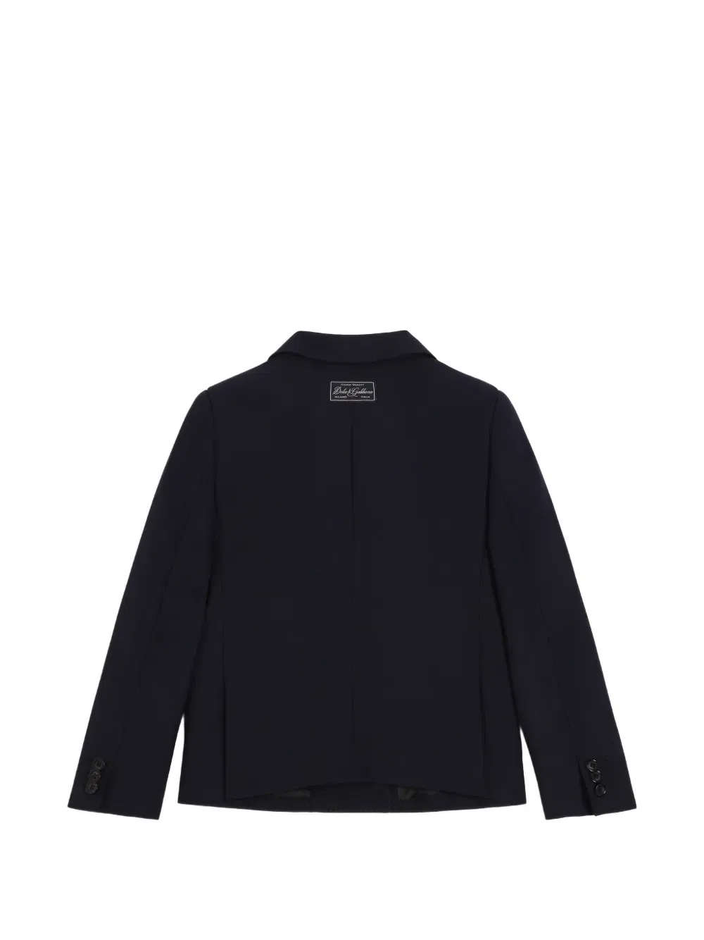 Однобортный жакет из шерсти Dolce & Gabbana Kids, синий — фото 2