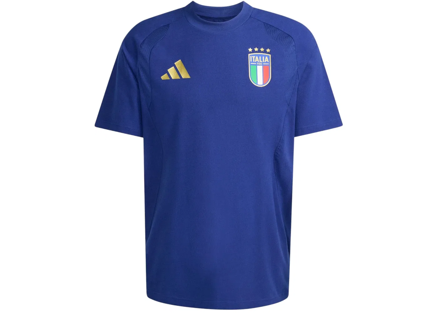 Мужская футболка с принтом Adidas Italy Tiro Travel Tee, Victory Blue