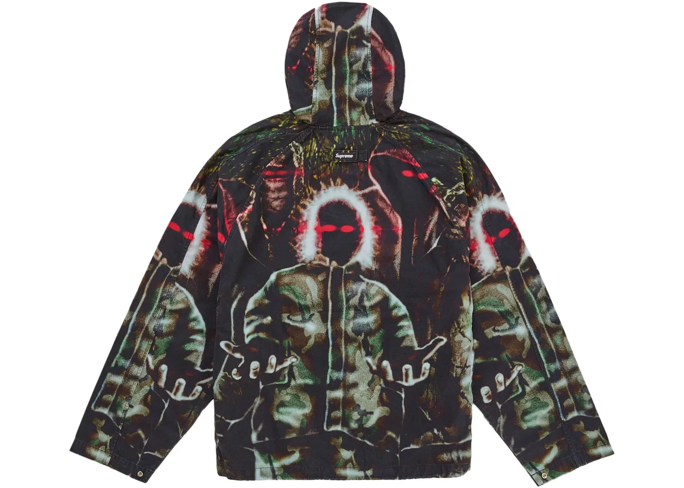 Мужская куртка-реглан с капюшоном с принтом Art Dealer Camo Supreme, Art Dealer Camo — фото 3