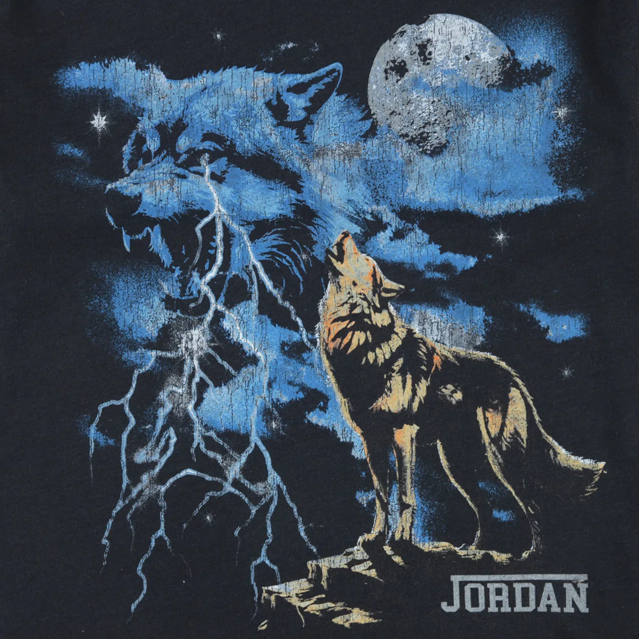 Футболка для мальчиков Retro Spec Jordan, цвет Wolf Grey/Blue — фото 3