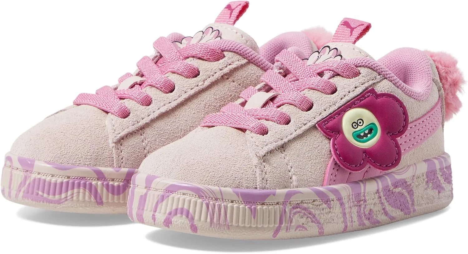 Детские кроссовки для девочек Suede Classic 2 Slip On PUMA, Mauve Mist/Mauved Out