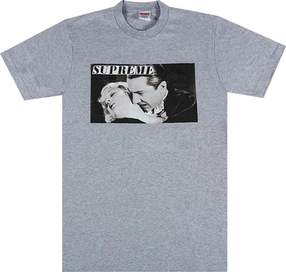 

Футболка Supreme Bela Lugosi Heather Grey, серый