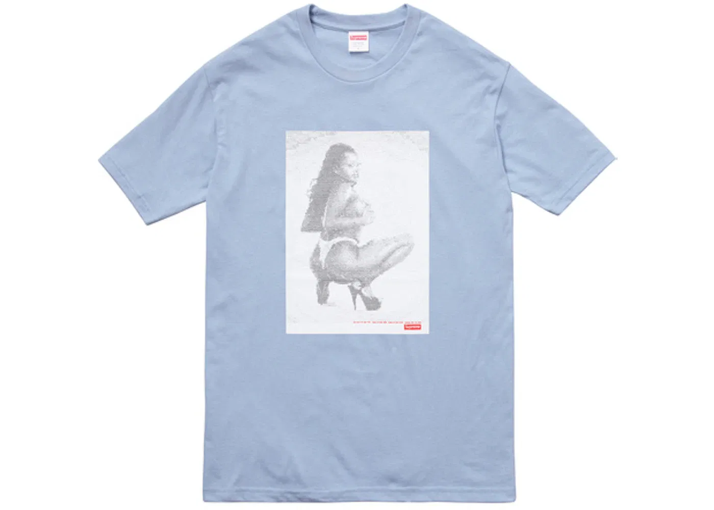 Мужская футболка Supreme Tee, Light Blue
