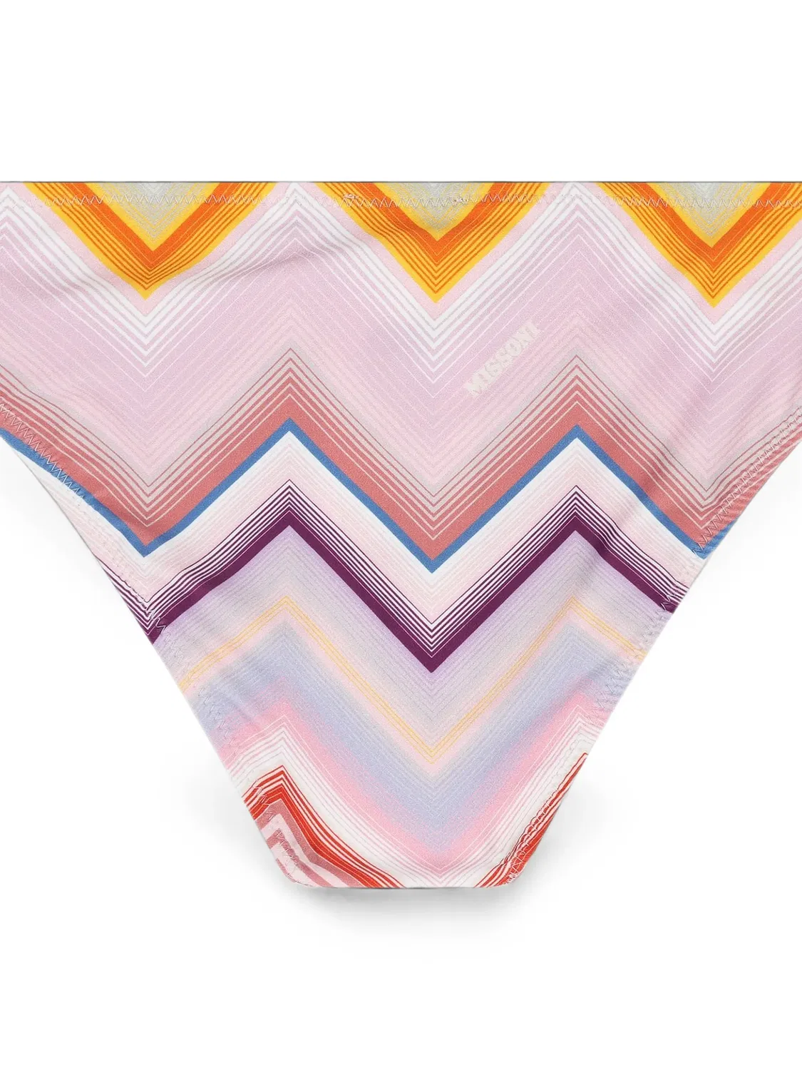 Бикини с узором зигзаг и бахромой Missoni Kids, розовый — фото 4
