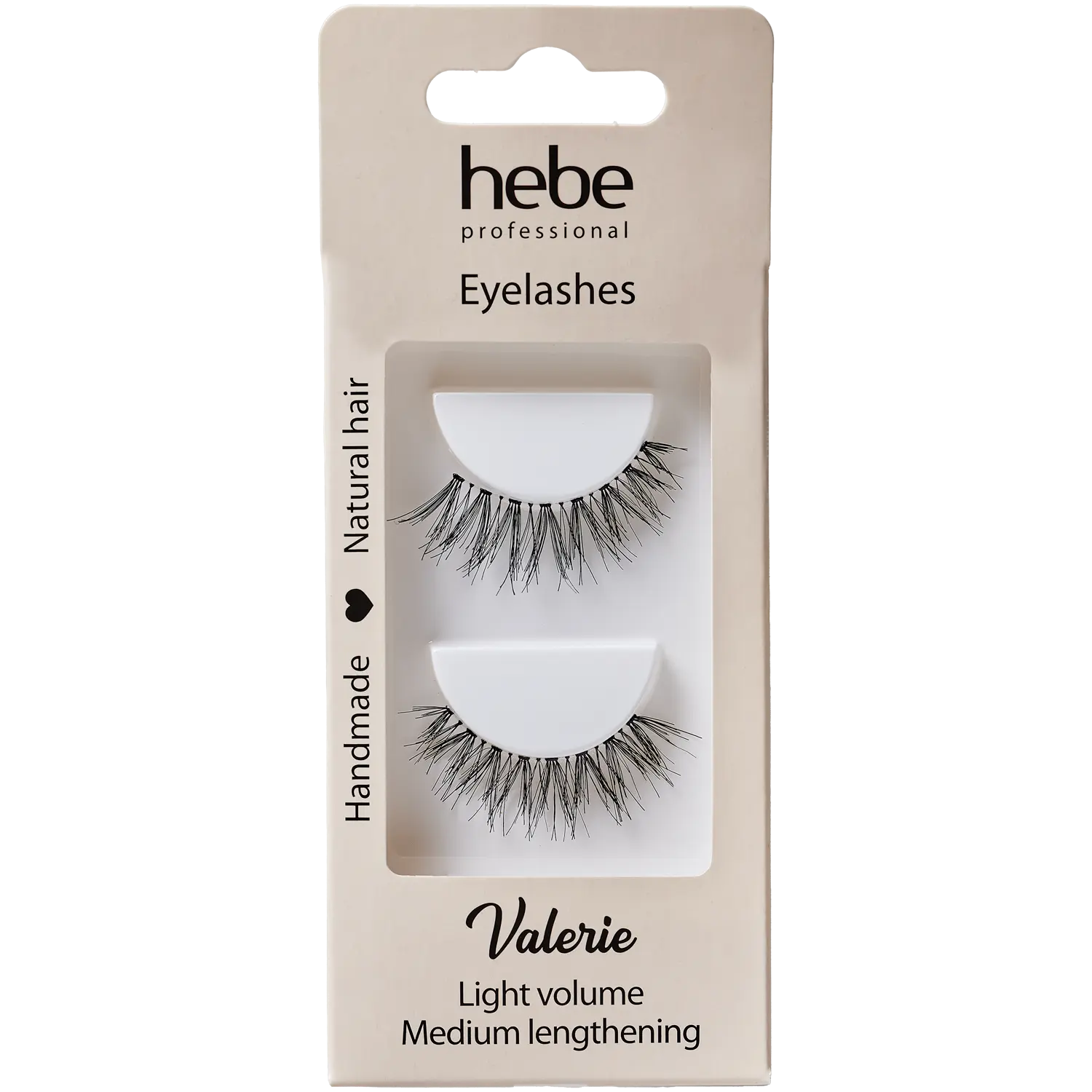

Hebe Professional Valerie многоразовые натуральные ресницы, 1 упаковка