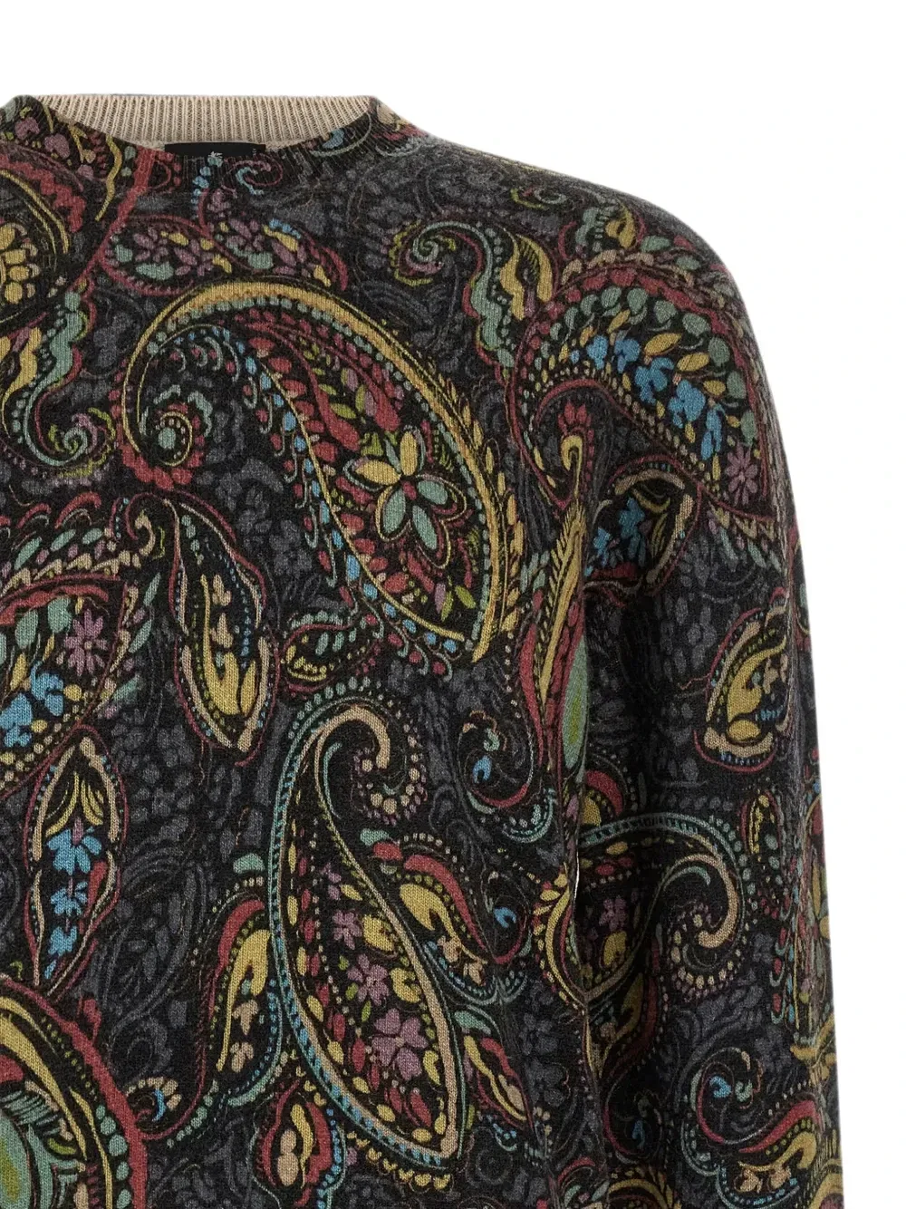 Свитер с узором пейсли Etro, черный — фото 3