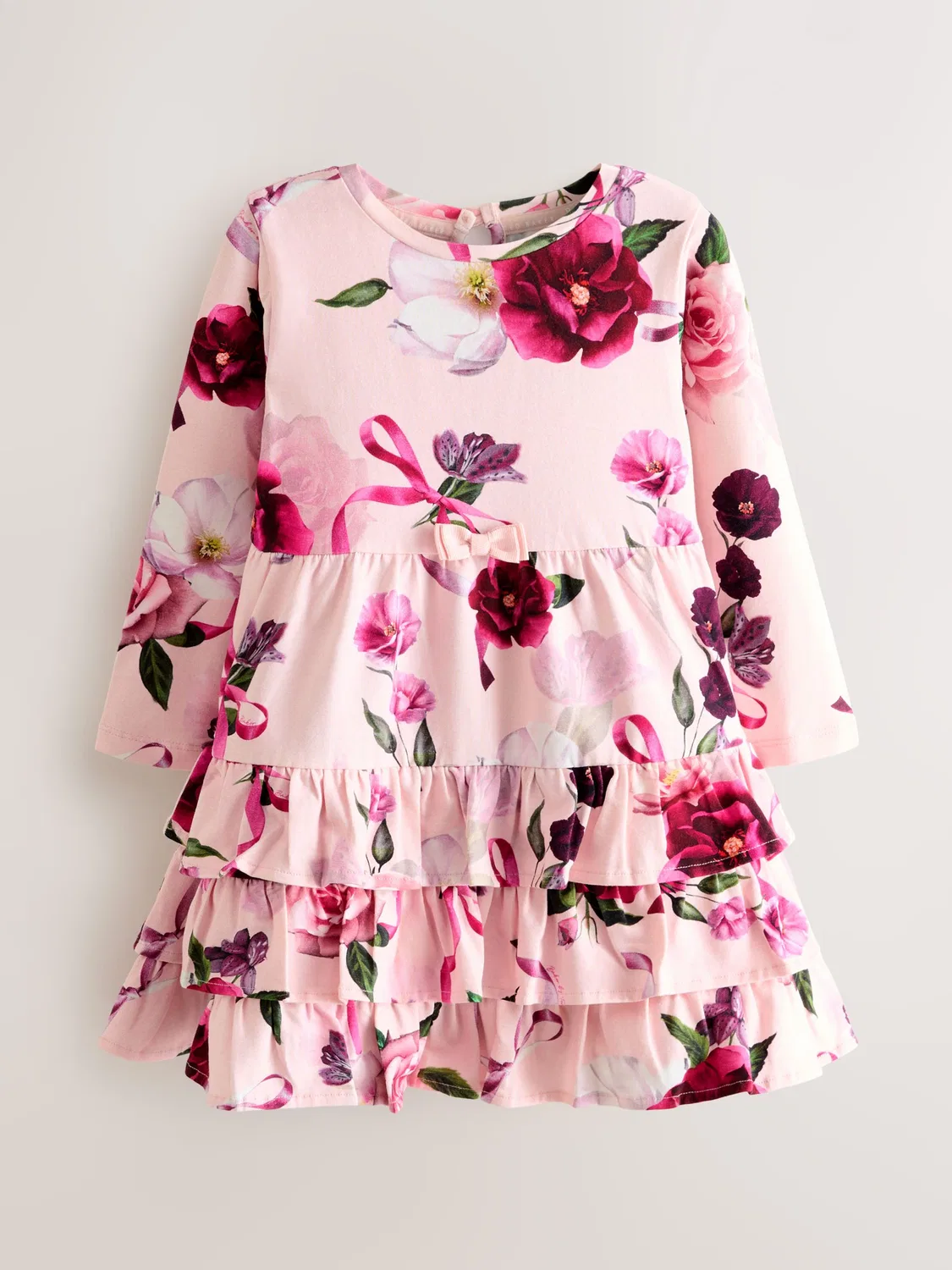 Платье с цветочным принтом Baker by Ted Baker, розовое