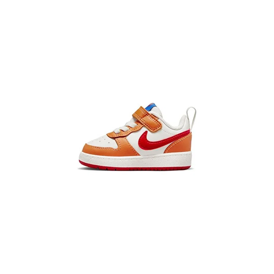 Кроссовки детские с закрытым носком Nike Court Borough Low 2 (TDV), Белый — фото 2