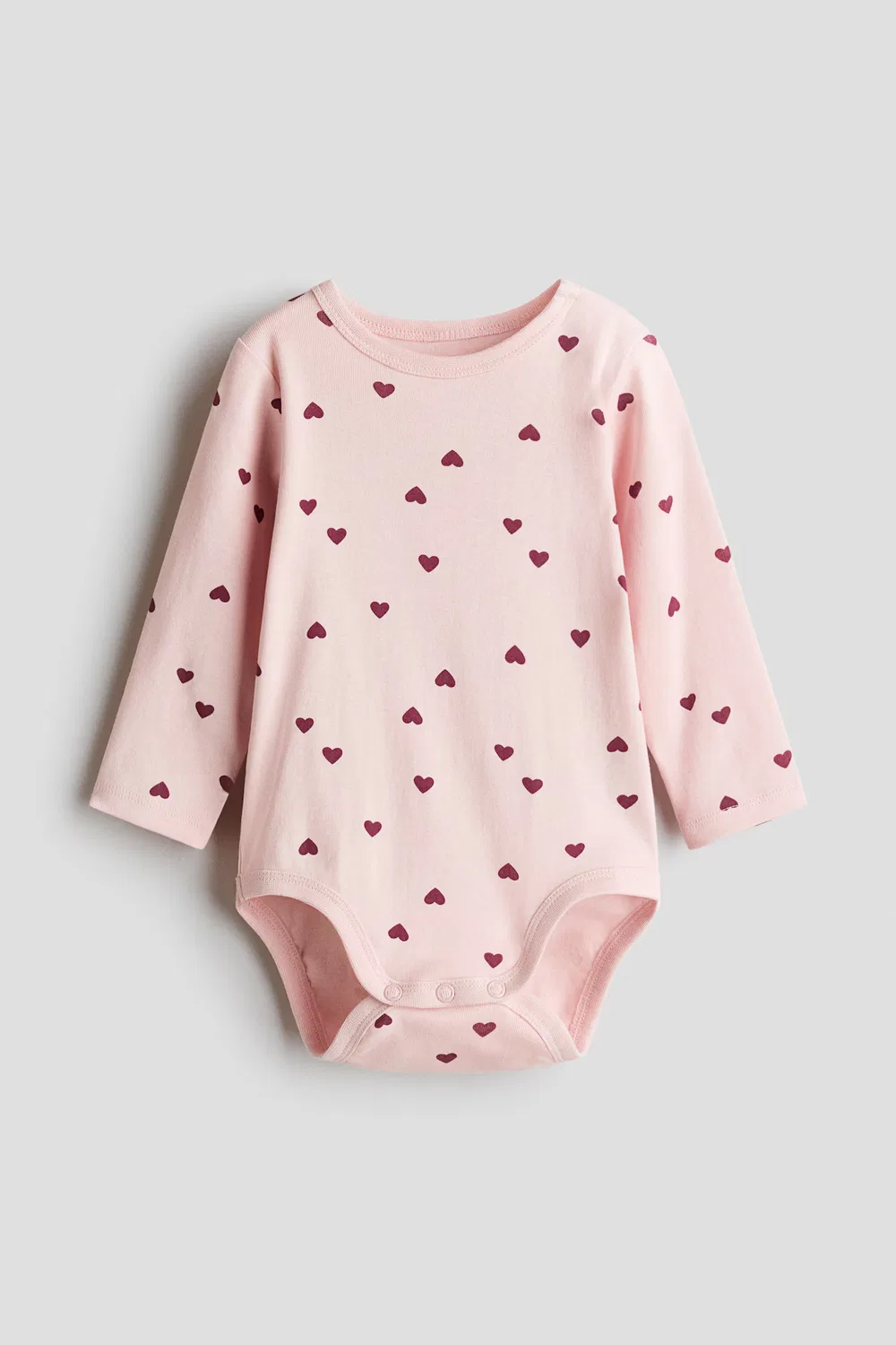 Боди из хлопка с принтом H&M, Hellrosa/Herzen