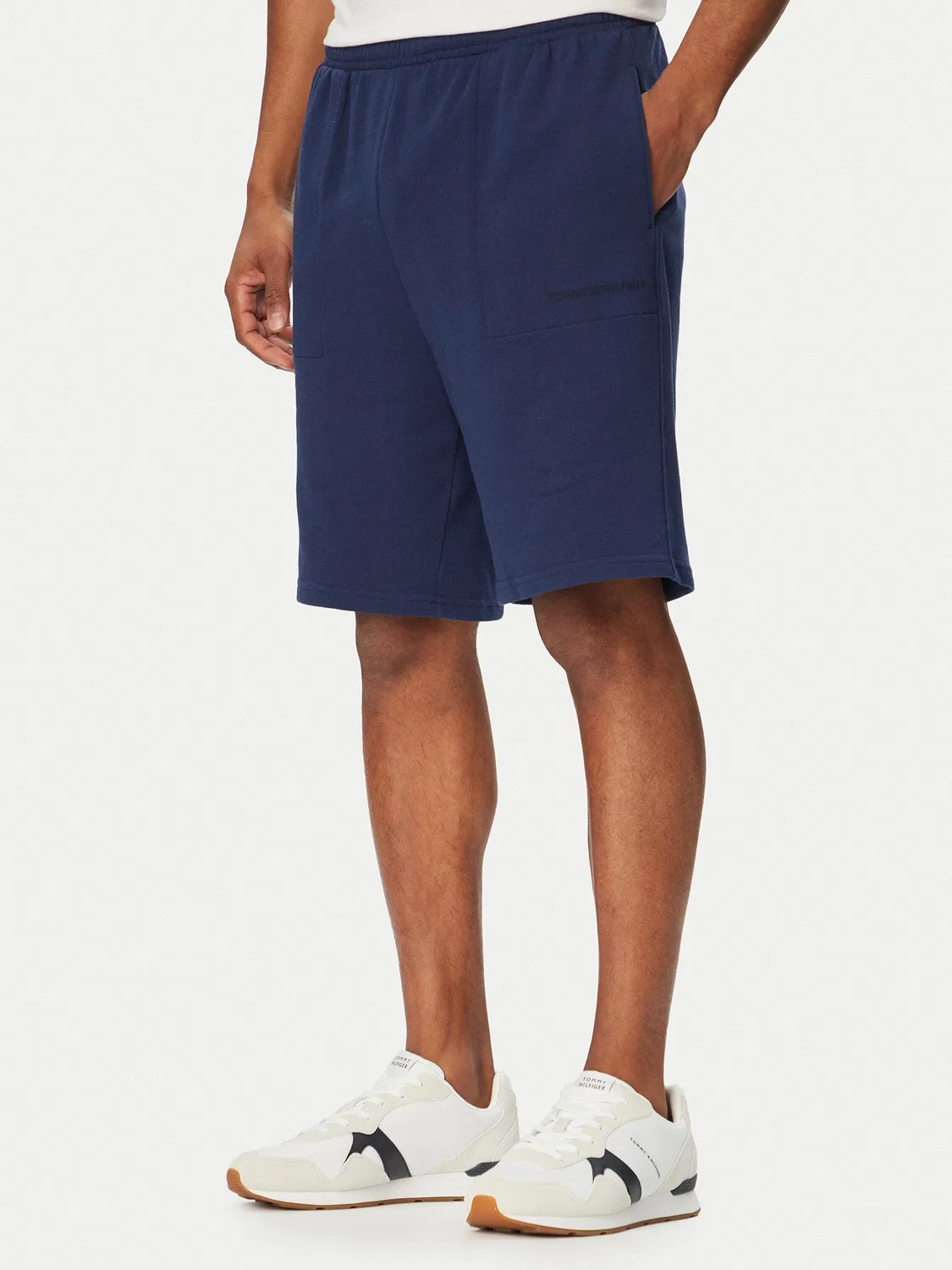 Мужские спортивные шорты стандартного кроя Terry Tommy Hilfiger, темно-синий
