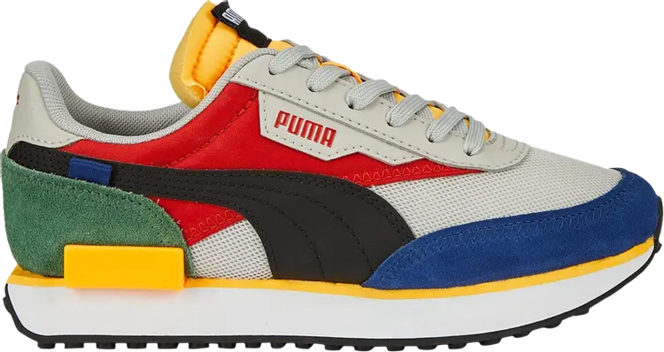 

Кроссовки Puma Future Rider Splash Big Kid Burnt Red Grey Violet, красный