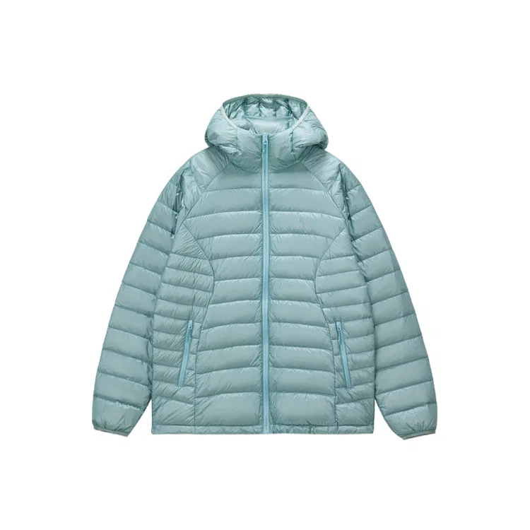 Детская пуховая куртка с капюшоном FPA, Aqua Blue