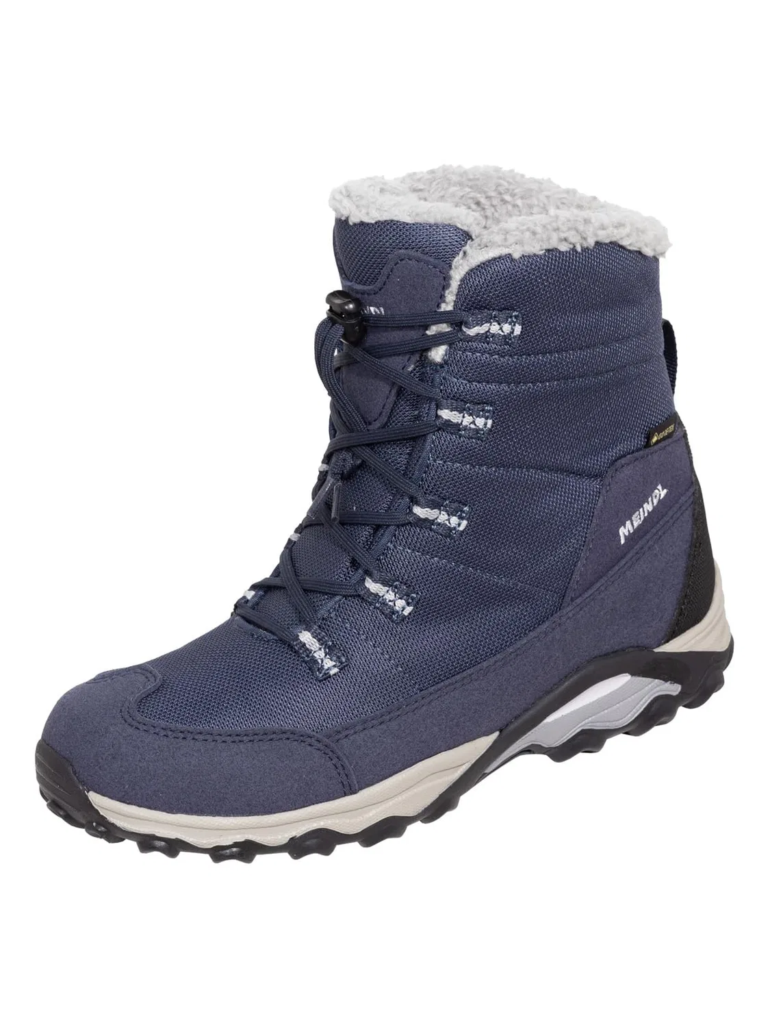 Детские зимние ботинки для мальчиков с мембраной Gore-Tex Winterstiefel Yolup Junior GTX Meindl, Marine — фото 4