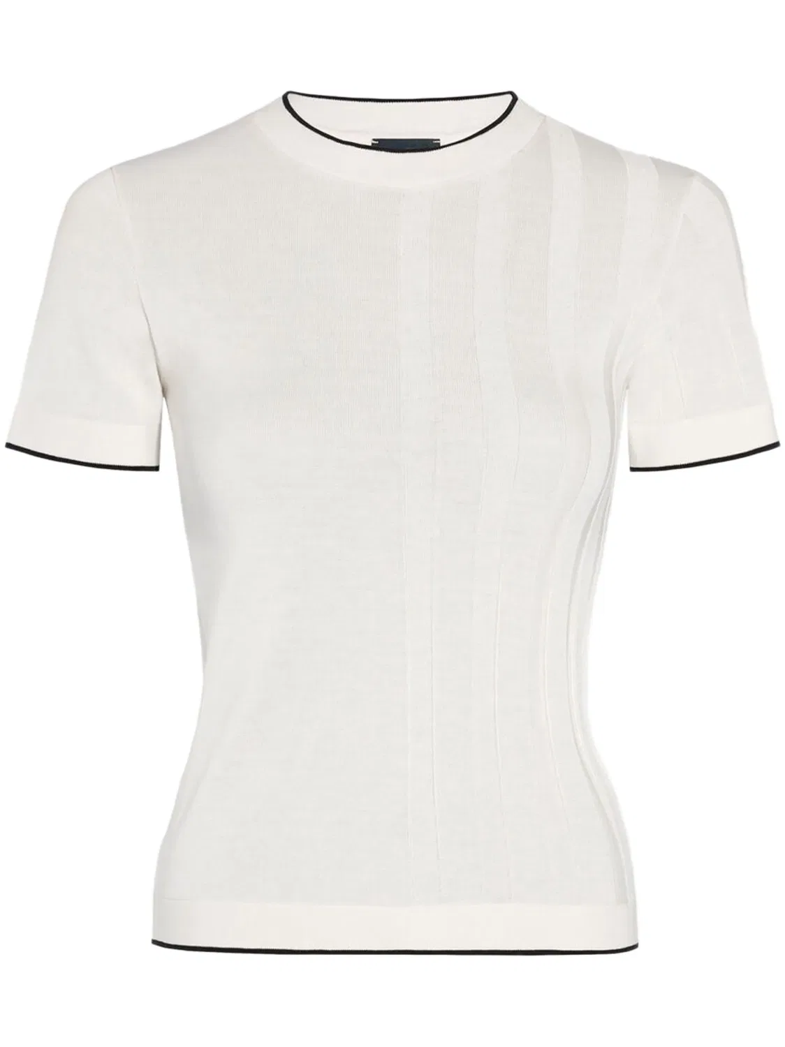 Jacquemus Трикотажная белая футболка