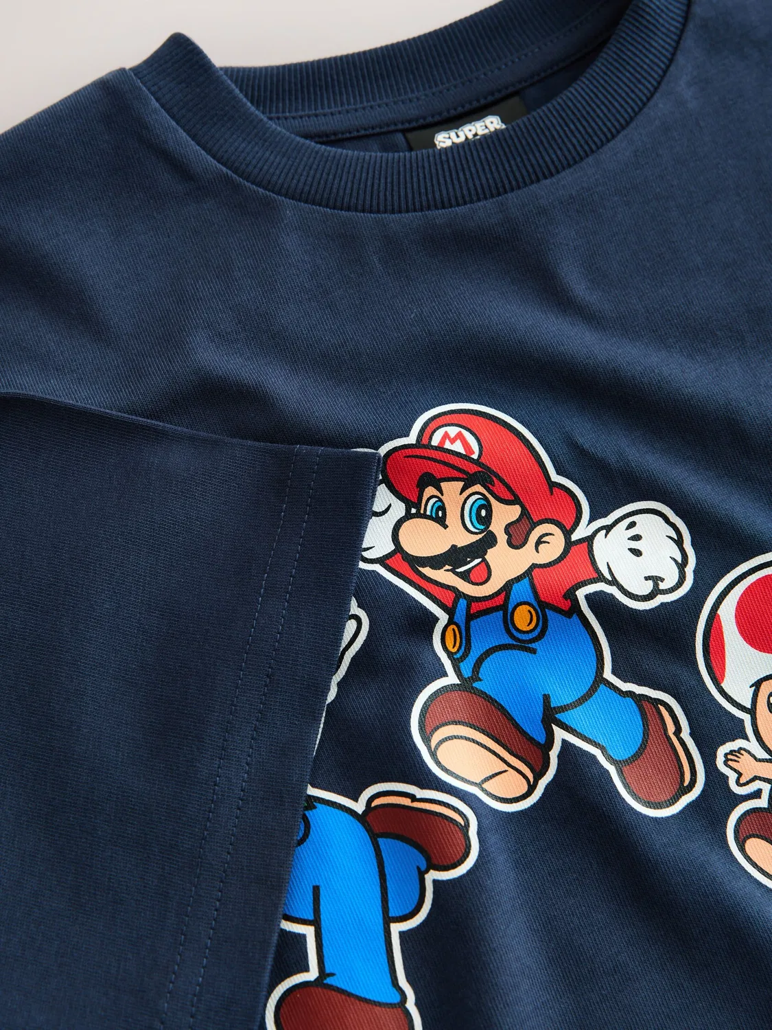 Футболка Next Mario Gaming темно-синего цвета — фото 4