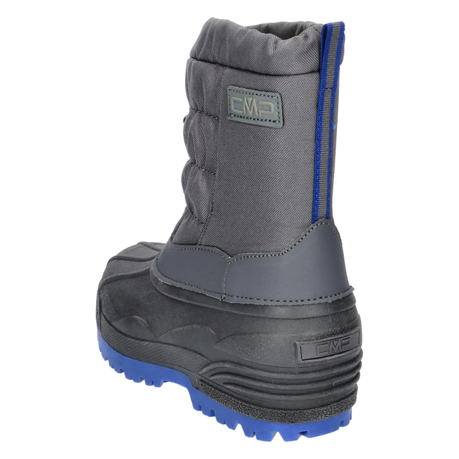 Детские зимние ботинки с высоким голенищем CMP Kids Hanki 3.0, Grau / Schwarz / Mediterranes Blau — фото 4